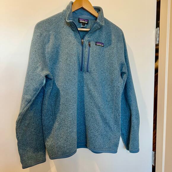 Patagonia Men’s Better Sweater size Medium Blue - Picture 6 of 6